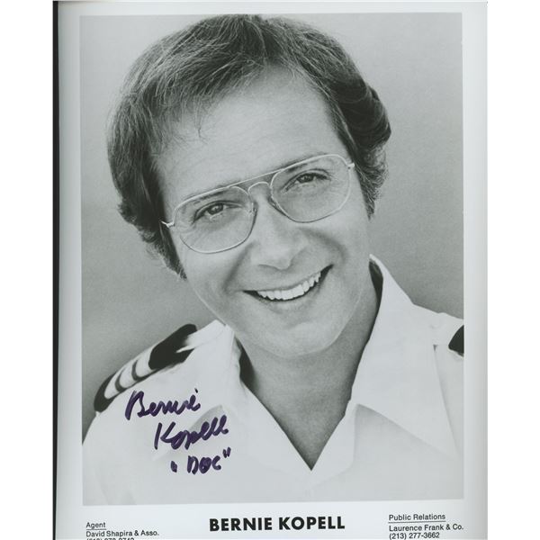 Bernie Kopell "The Love Boat" signed photo