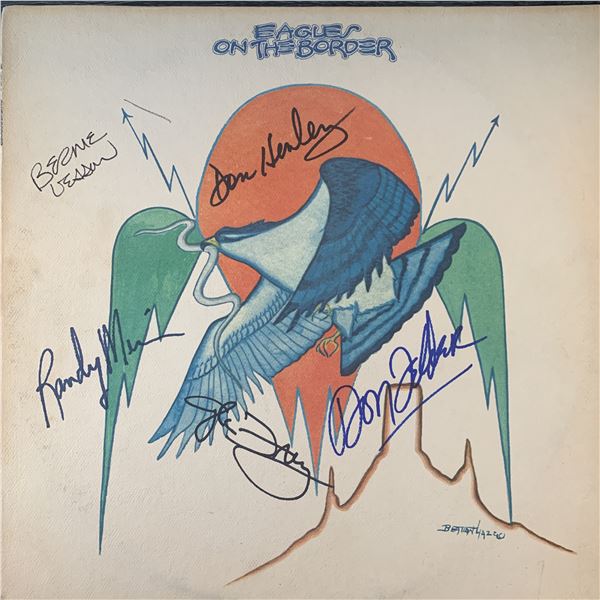 The Eagles On The Border signed album