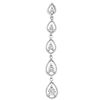 14k White Gold 0.33CTW Diamond Pendant, (SI3/G-H)