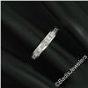 Image 4 : Platinum 1.45 ctw Channel Set Princess and Baguette Diamond Eternity Band Ring