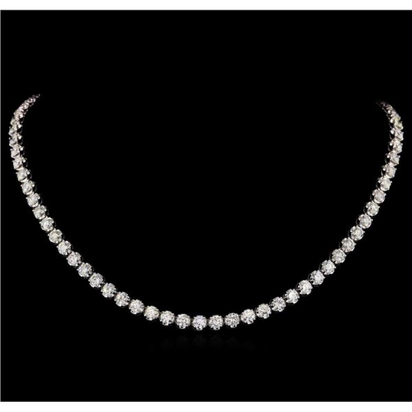 18KT White Gold 16.50 ctw Diamond Necklace