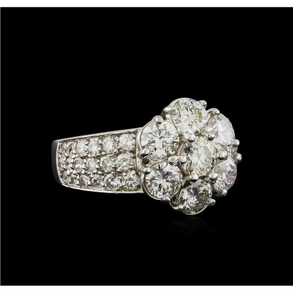 14KT White Gold 3.17 ctw Diamond Ring