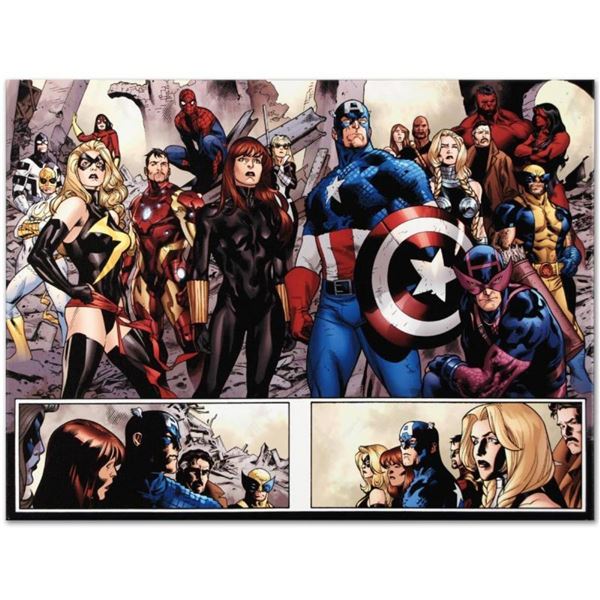 Marvel Comics "Fear Itself #7" Numbered Limited Edition Giclee on Canvas by Stua