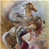 Image 2 : Lena Sotskova, "Free Spirit" Hand Signed, Artist Embellished Limited Edition Gic