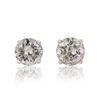 Image 2 : 1.92 ctw Diamond 18K White Gold Earrings