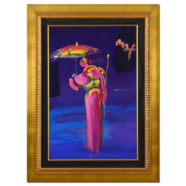 Umbrella Man with Cane by Peter Max