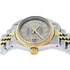 Image 8 : Rolex Ladies 2 Tone Yellow Gold & Stainless Steel Slate Grey Roman Datejust Wris