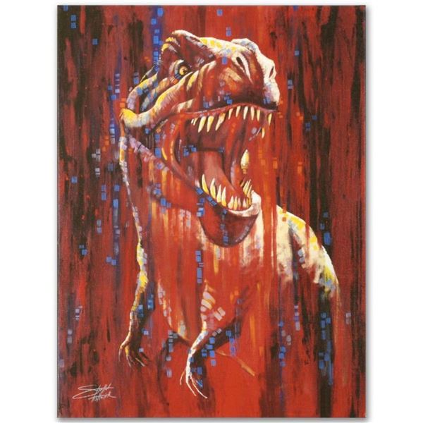 "Never Cross a T" Limited Edition Giclee on Canvas by Stephen Fishwick, Numbered