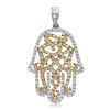 Image 1 : 18k Gold 0.87CTW Diamond Pendant, (SI1 /G-H)