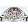 Image 5 : Rolex Ladies 2 Tone Pink MOP Sapphire String Diamond Datejust Wristwatch