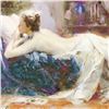 Image 2 : Pino (1939-2010), "Mystic Dreams" Artist Embellished Limited Edition on Canvas (