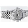 Image 5 : Rolex Mens Stainless Steel Slate Grey Diamond 36MM Datejust Wristwatch