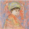 Image 2 : "Boy with Turban" Limited Edition Lithograph by Edna Hibel (1917-2014), Numbered