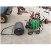 Image 1 : Hand Yard Packer 22", Rubber Hose w Portable Hose Reel