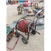 Image 3 : 2 Portable Hose Reels w Rubber Hose, 1 Commercial Grade