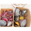 Image 2 : Trailer Light Lens, Sealed Headlights, VIntage Auto Handled Light