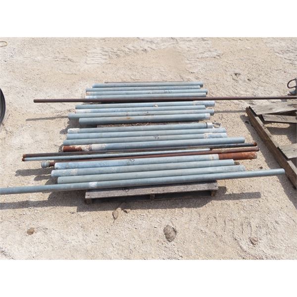 Pallet of 2.5  Rd Pipe , 46  L to 88  L