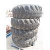 Image 1 : 4 Wheel Loader Tires Well USed Size 17.5-25