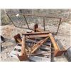 Image 1 : Chain Link Metal Framed Gate - 31" x 32" 2 Steel Stands