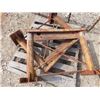 Image 2 : Chain Link Metal Framed Gate - 31" x 32" 2 Steel Stands