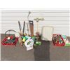 Image 1 : Pruners, Hose Nozzle, Timers, Sprinkler, & Saw
