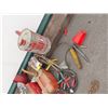 Image 2 : Grease Gun, Gas Cans, Chains w Hooks, Booster Cables