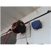 Image 1 : Air Hose Reel w Hose, Air Blower & Air Chucks & Electrical Retracting Wheel