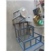 Image 2 : Halogen Light On Stand, Metal Frame 4 Shelf Stepper Stool