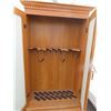 Image 3 : Wooden Gun Cabinet w Key 79" x 35" x 18"