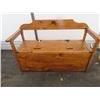 Image 2 : Deacon's Bench 50"W w Storage Area- New Handcrafted