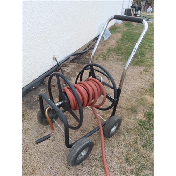 2 Portable Hose Reels - 1 Unit Commercial 1 is Reg Hose