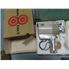 Image 2 : Paper Cutter & 8 MM Camera- Minolta, Old Adding Machine, Old Invoice Machine & File Tray