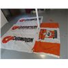 Image 1 : 5 Flags - 3 Are New Old Stock Champion Flags, 3' x 6' & 2 Thomas Flags