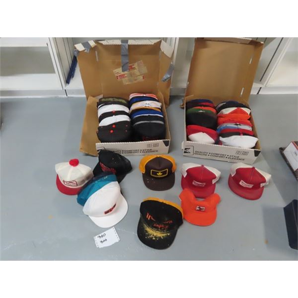 82 Never Worn Caps, Various Construction , Dealerships, Supplier Logos