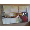 Image 1 : Large Abstract Painting 48"H  x 72"W