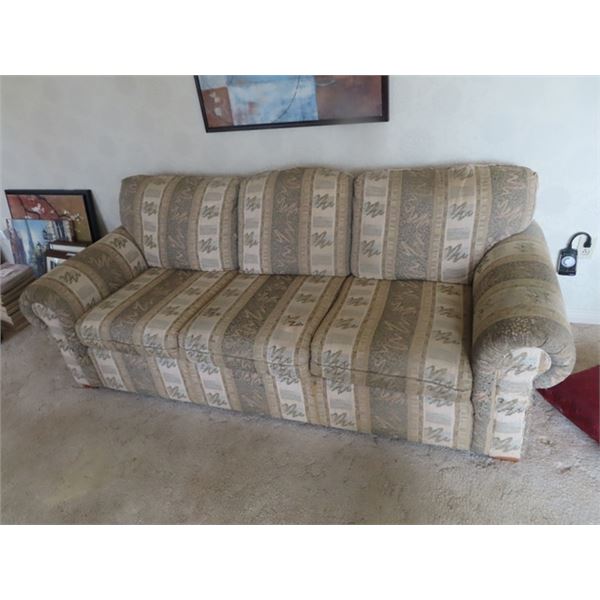 3 Cushion Sofa- with Some Wear