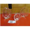 Image 1 : Maleras Cut Glass Sculptures (Set of 3)