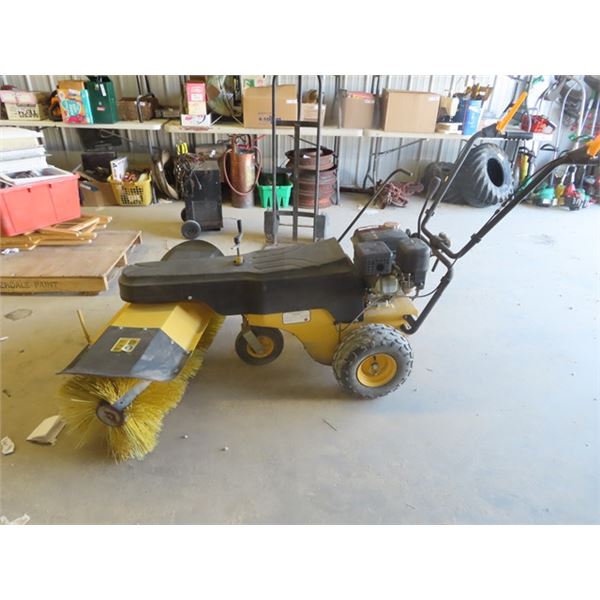 Zongshen 6.5 HP Power Sweeper 42" W - Walk Behind, Self Propelled, Good for Aerating Lawns as well -