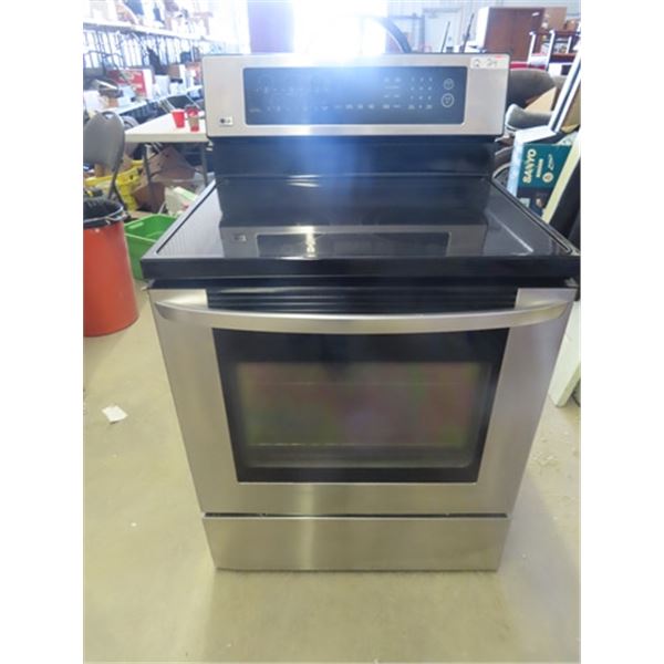 LG Stainless Steel Stove 5 Burner, Convection Oven 30"W