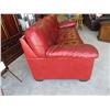 Image 2 : Red Leather Couch