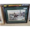 Image 3 : Fox Hunt Picture 21" x 27" & Needle Point Picture 24" X 33"