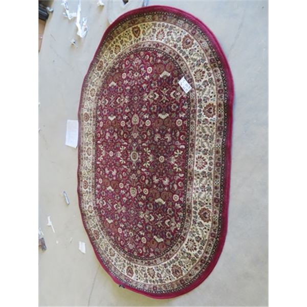 2 Area Rugs 1) 60" X 84" & 1 Is 31" X 91"