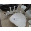 Image 3 : MIlk Glass & Fenton - Approx 14 Pcs