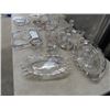 Image 3 : Approx 16 Glass w Silver Inlay Serving Trays, Bowls, C & S, & Candle Holders