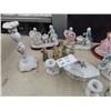Image 3 : Approx 13 China Ornaments & Candle Holders