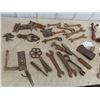 Image 3 : 3 Leg Traps, Door Hardware, Old  Tools, Wrenches Drills, Plus