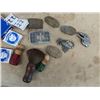 Image 2 : Straight Blade, Strap , Shaving Brush, Cheque Press, Book Called "The Game" &  Belt Buckles Plus Mor