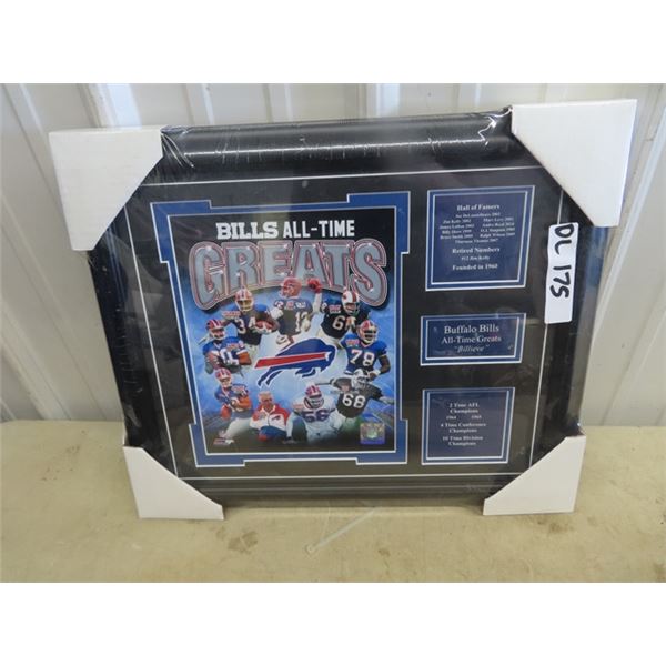 Buffalo Bills - All TIme Greats  Framed Picture