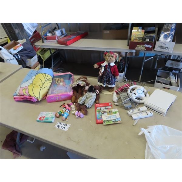 Princess Doll, Teddy Bear, WII Game & More!