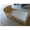 Image 2 : Toddler Bed - Solid Wood w Mattress